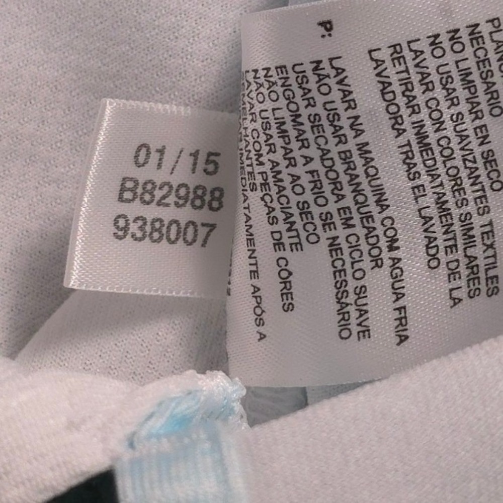 Adidas Golf Mickey Mouse Climacool Polo Shirt Mens L Blue White Stripe B82988 - Picture 5 of 9